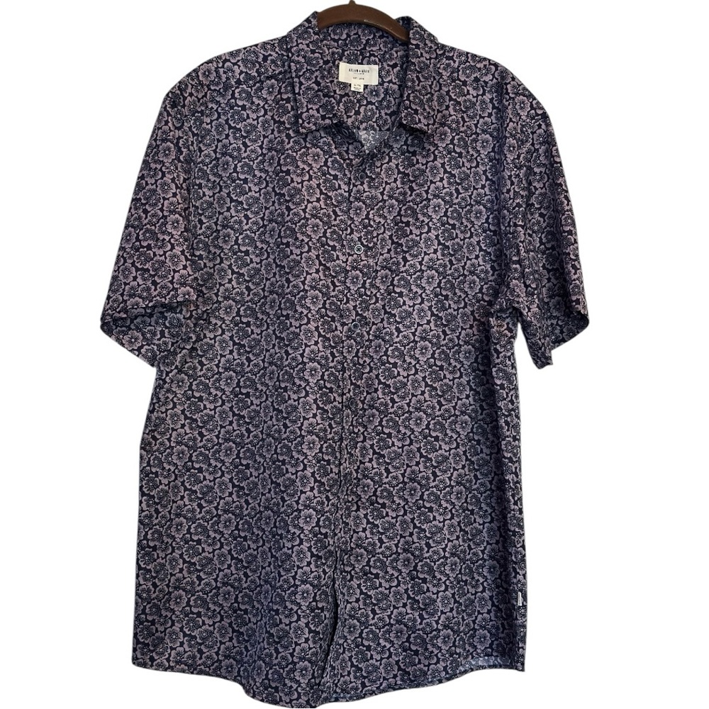 Julian & Mark Short Sleeve Button Down Shirt Men’s XL, Casual, Floral, NWOT